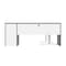 Bestar BESTAR Upstand 72W L-Shaped Electric Standing Desk in bark grey & white 175852-000047 - alternate 4